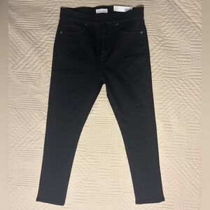 LOFT Black High Rise Skinny Jeans